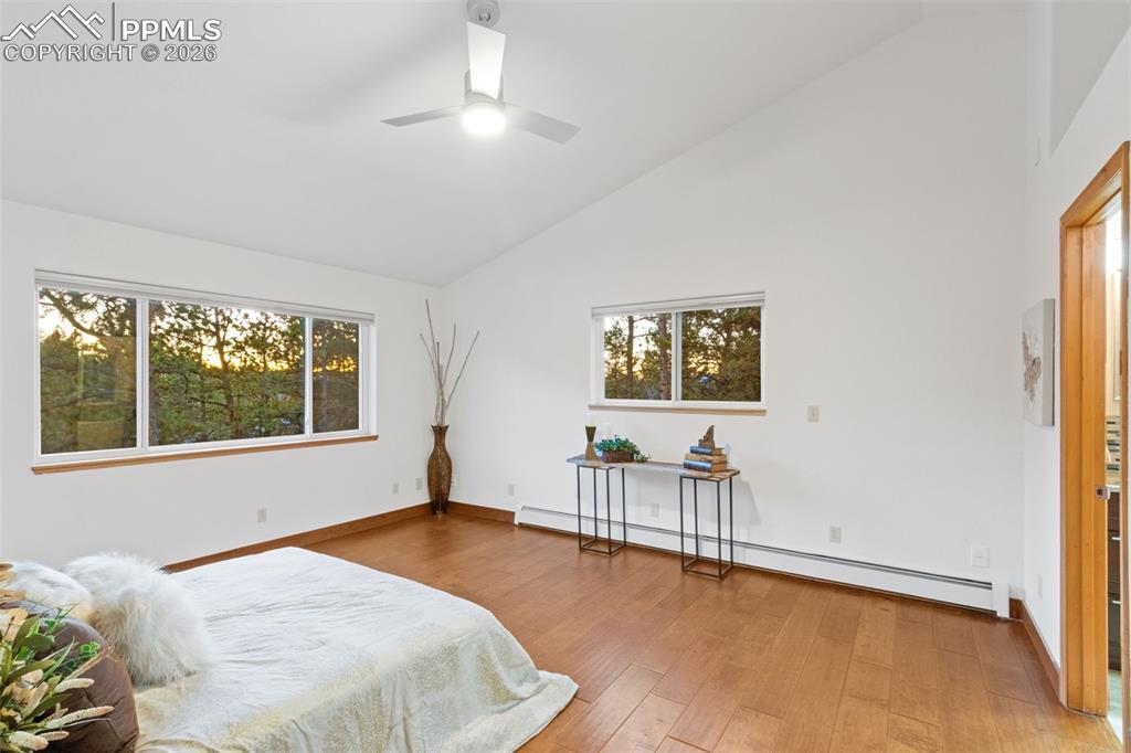 Image 10 of 28: Spacious Primary Bedroom Retreat