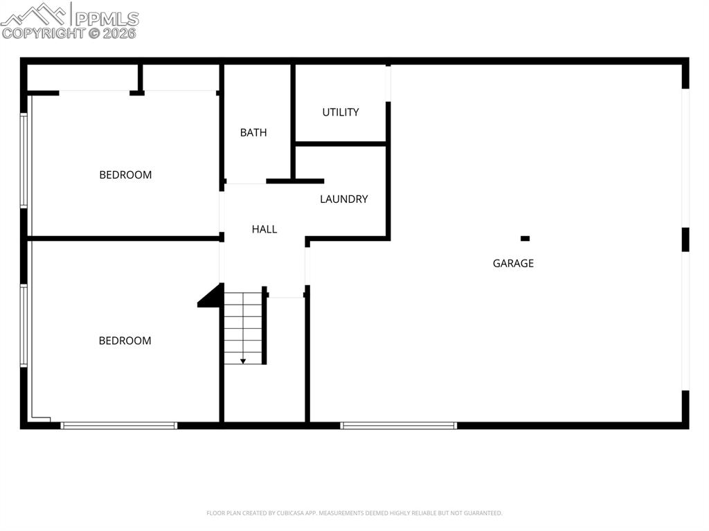 Image 28 of 28: Lower level floor plan