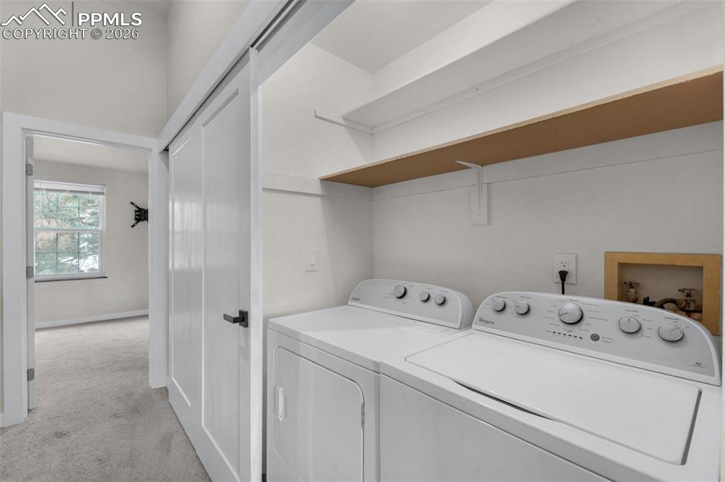 Image 39 of 50: Washer And Dryer Included