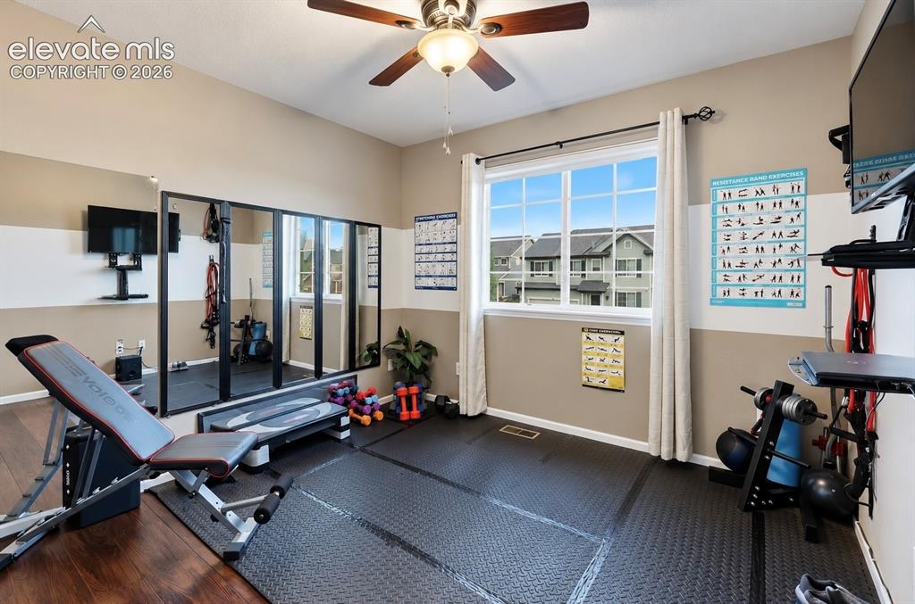 Image 36 of 50: Generous proportions provide plenty of flexibility to make this room work f