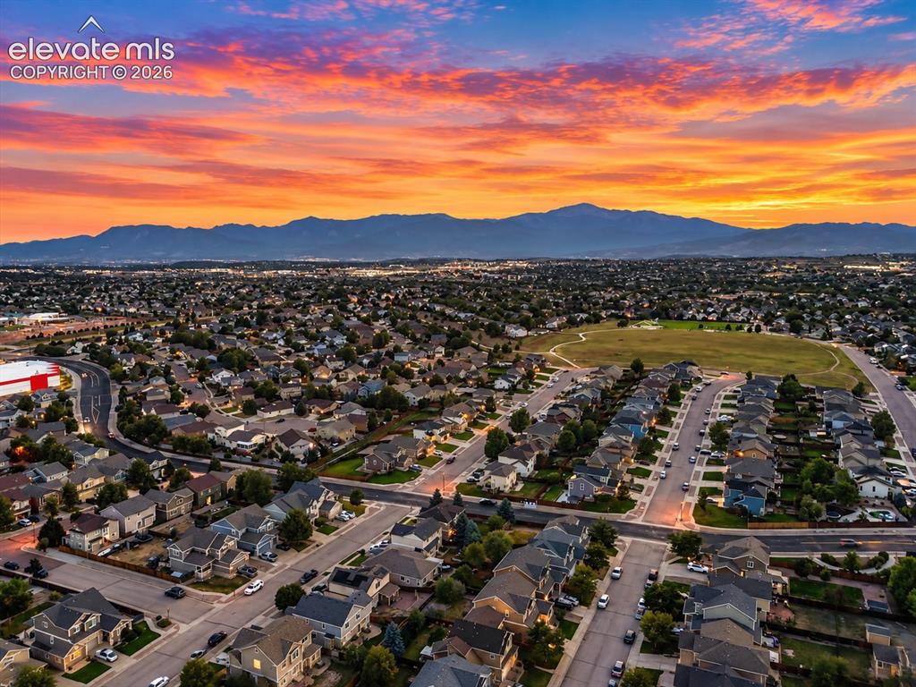 Image 47 of 50: A beautiful aerial perspective showcases the neighborhood setting with Colo