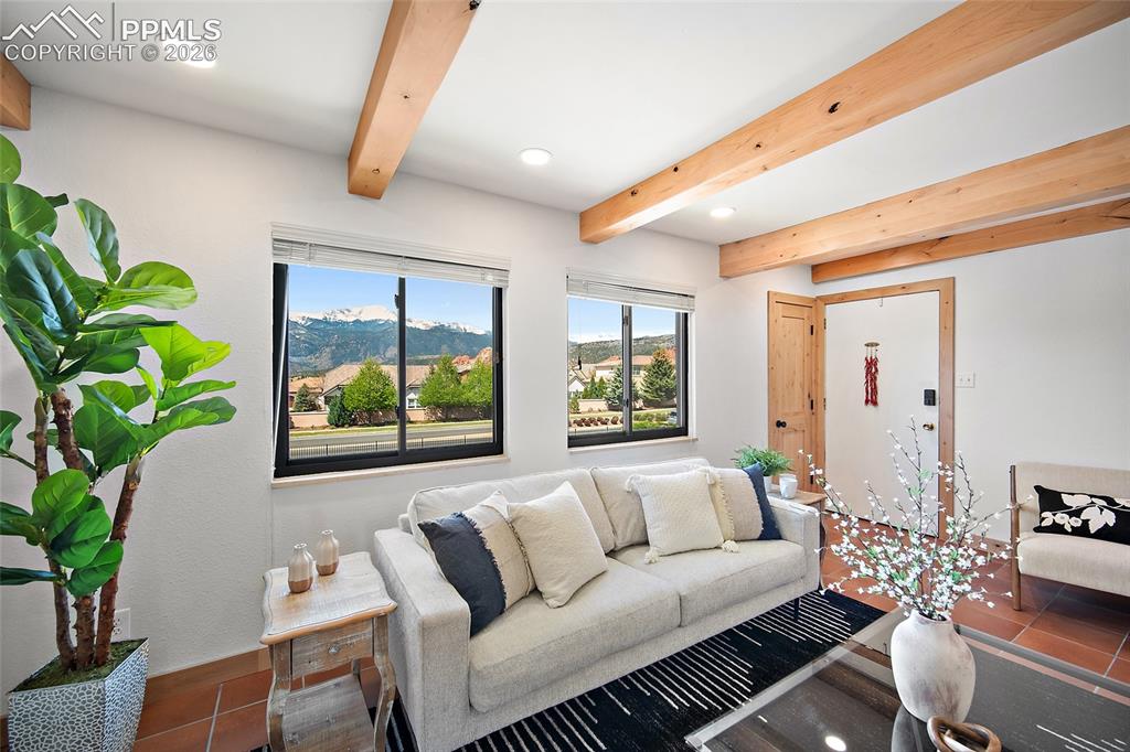 Image 10 of 41: Beautiful views from the living room.