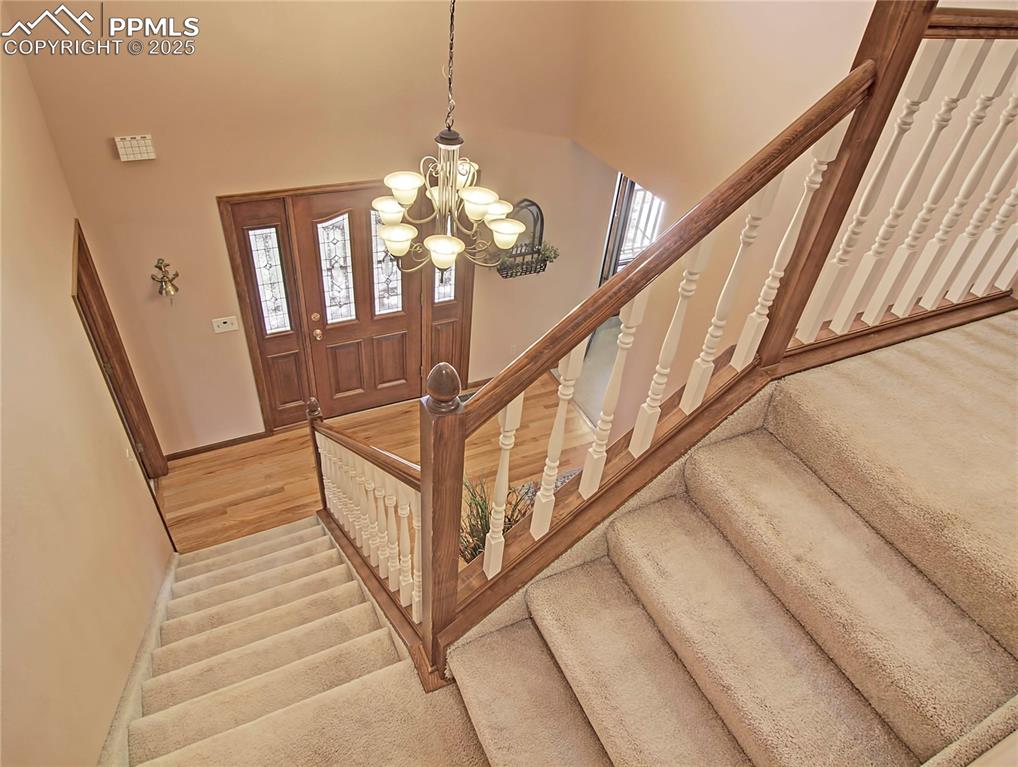 Image 22 of 40: View looking down to the front door