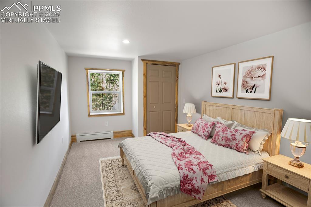 Image 21 of 49: Lower level Bedroom #4   - Virtually Staged