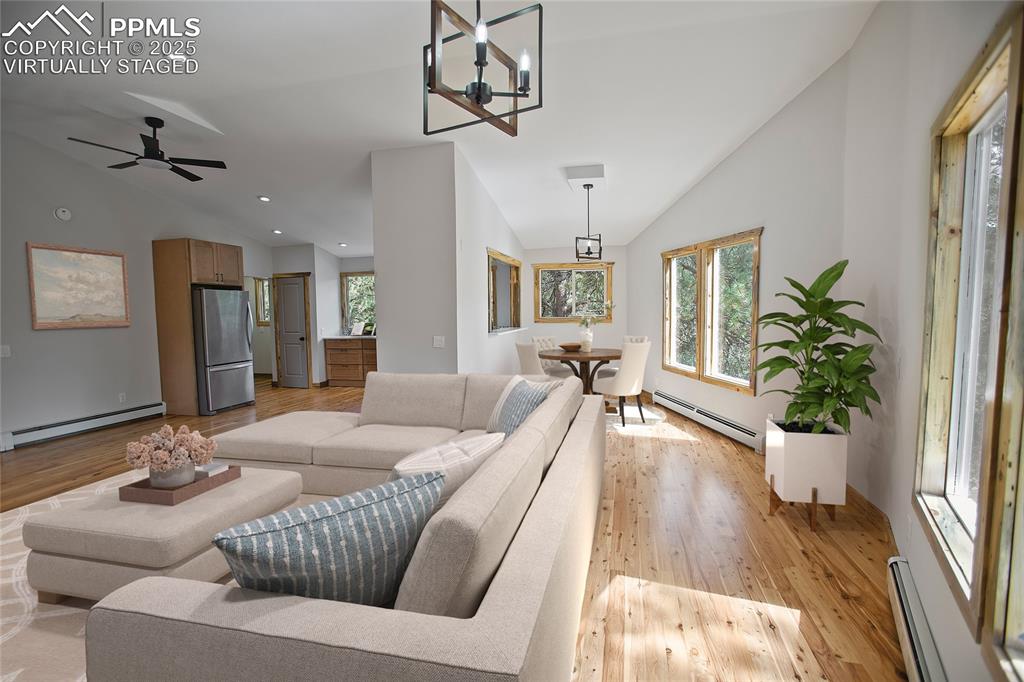 Image 4 of 49: Living and Dining  - Virtually Staged