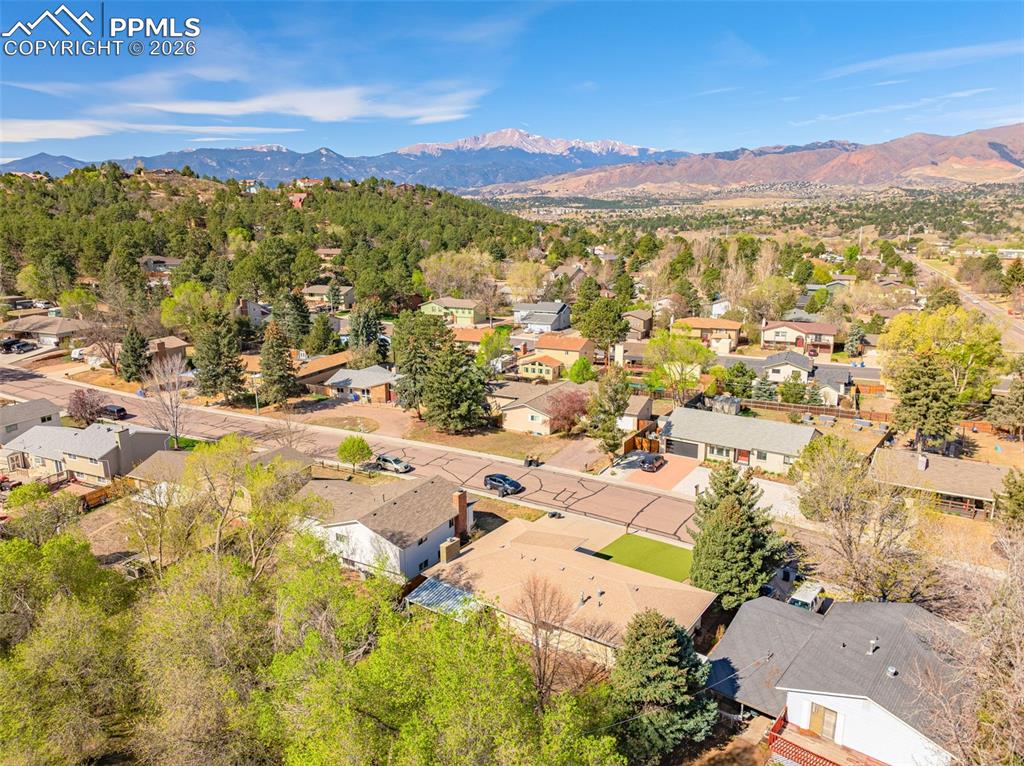 Image 41 of 44: This property is situated within a vibrant community, featuring a mix of re