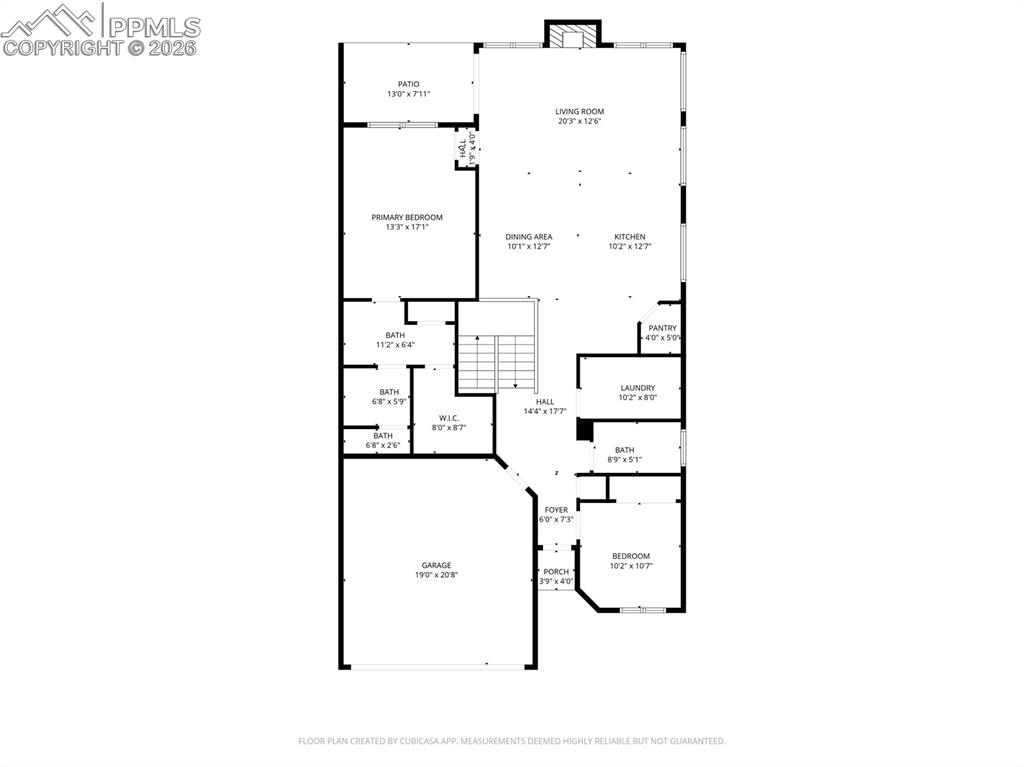 Image 40 of 41: Main Level Floor Plan