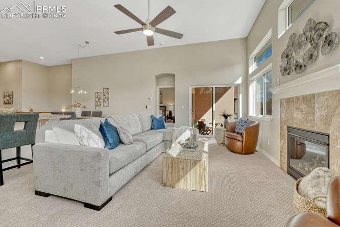 Image 9 of 41: Walk out Patio just off of the main living room.