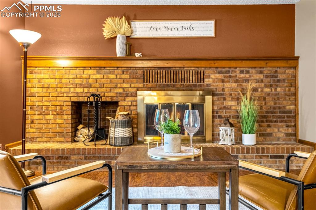 Image 10 of 38: Fireplace