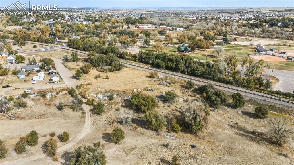 Image 12 of 19: Aerial overview of property