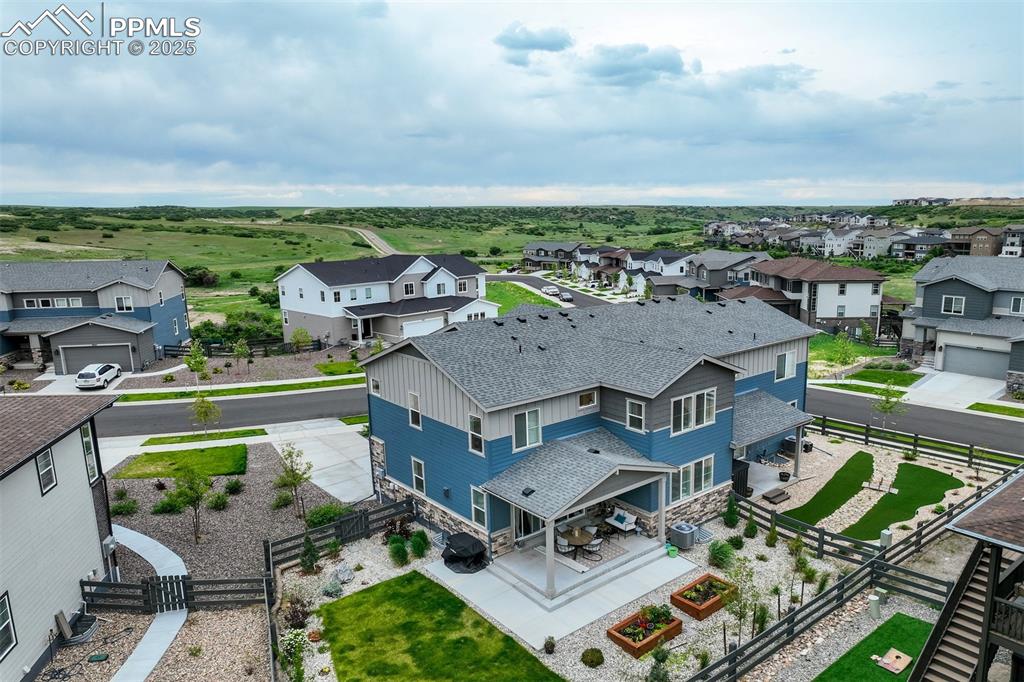 Image 44 of 50: Aerial view of residential area