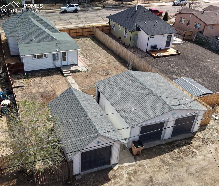 Image 22 of 40: Aerial view of residential area