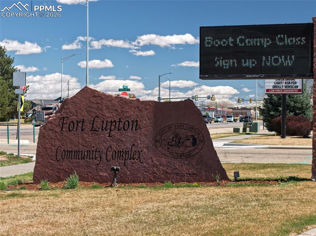 Image 30 of 40: View of community sign
