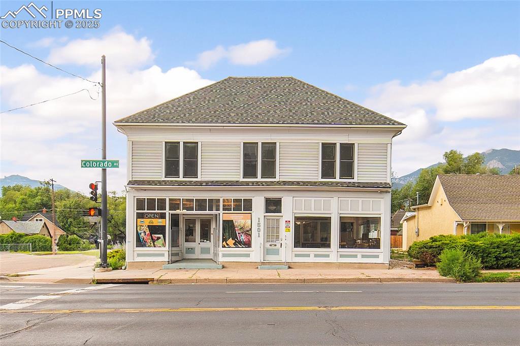 Caption: Front of Structure