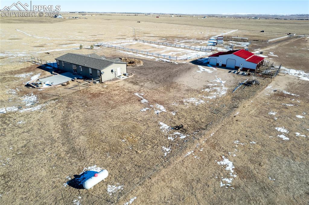 Image 32 of 50: Overview of rural landscape featuring a desert landscape