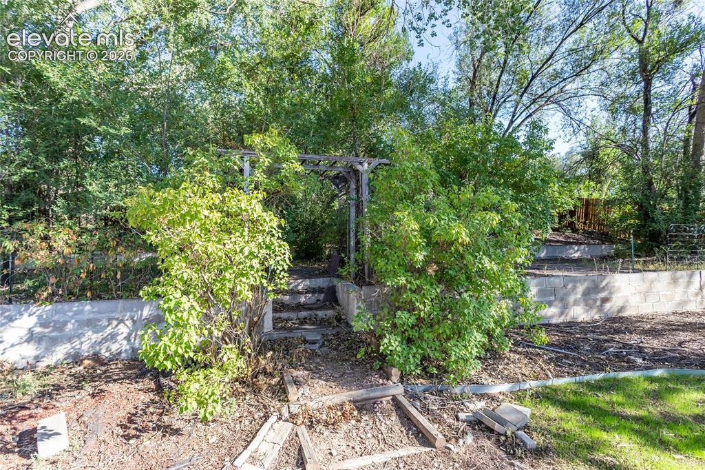 Image 23 of 25: Tiered backyard