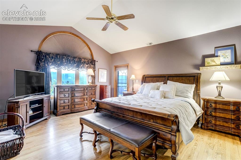 Image 18 of 49: Imagine stepping out of your primary retreat to the deck with views!
