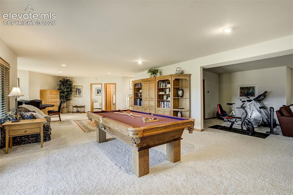 Image 34 of 49: So many options for use in the basement!