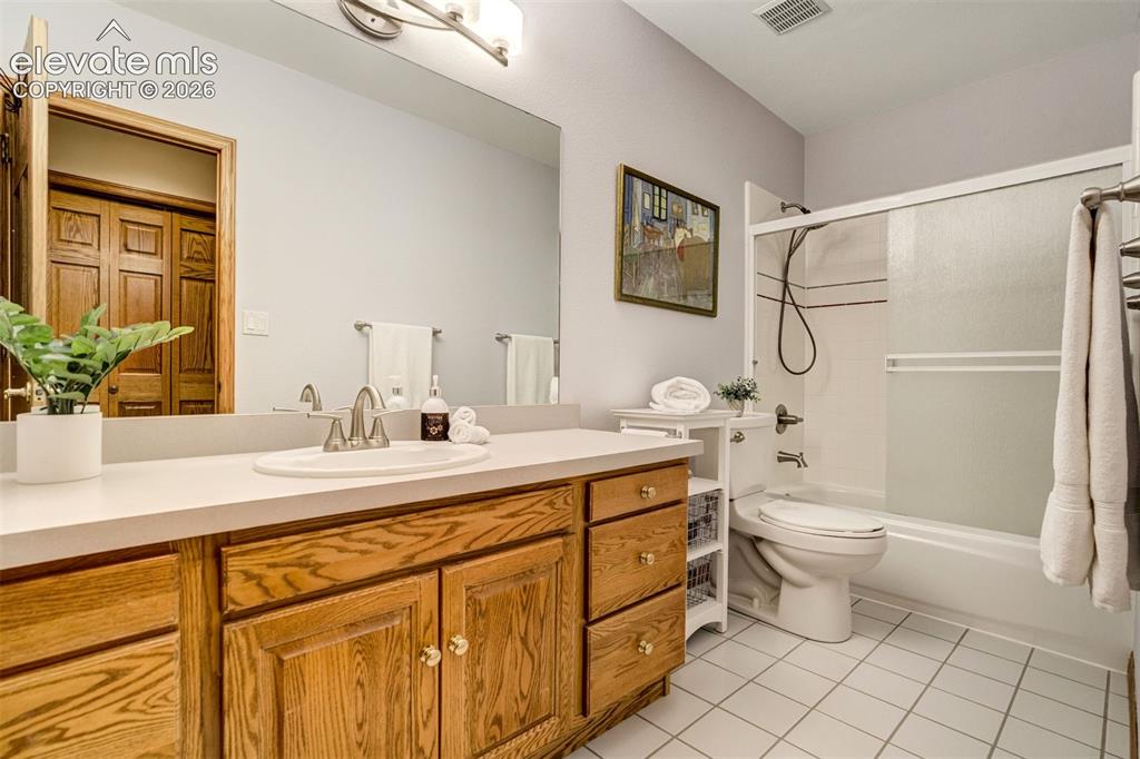 Image 38 of 49: A full bathroom in the basement