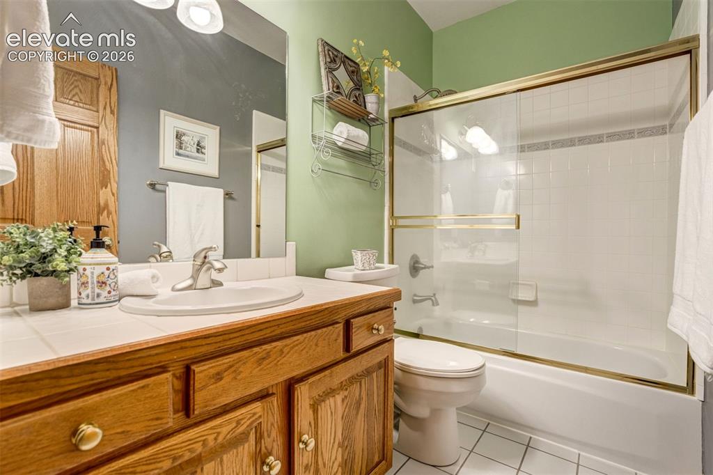 Image 41 of 49: En-Suite full bathroom in bedroom #3 in basement