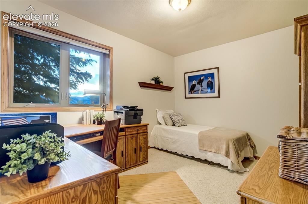 Image 45 of 49: A 6th bedroom located in the basement