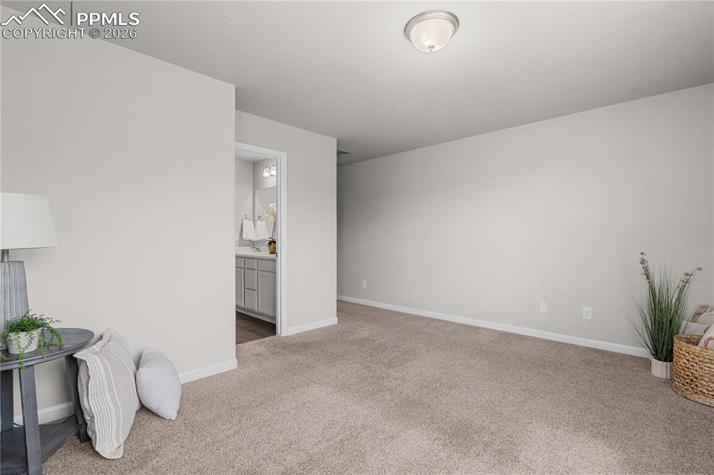 Image 19 of 26: This room can accomodate large furniture and dressers.