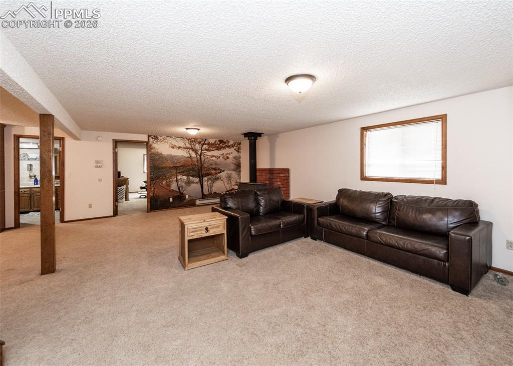 Image 24 of 47: Family room in basement