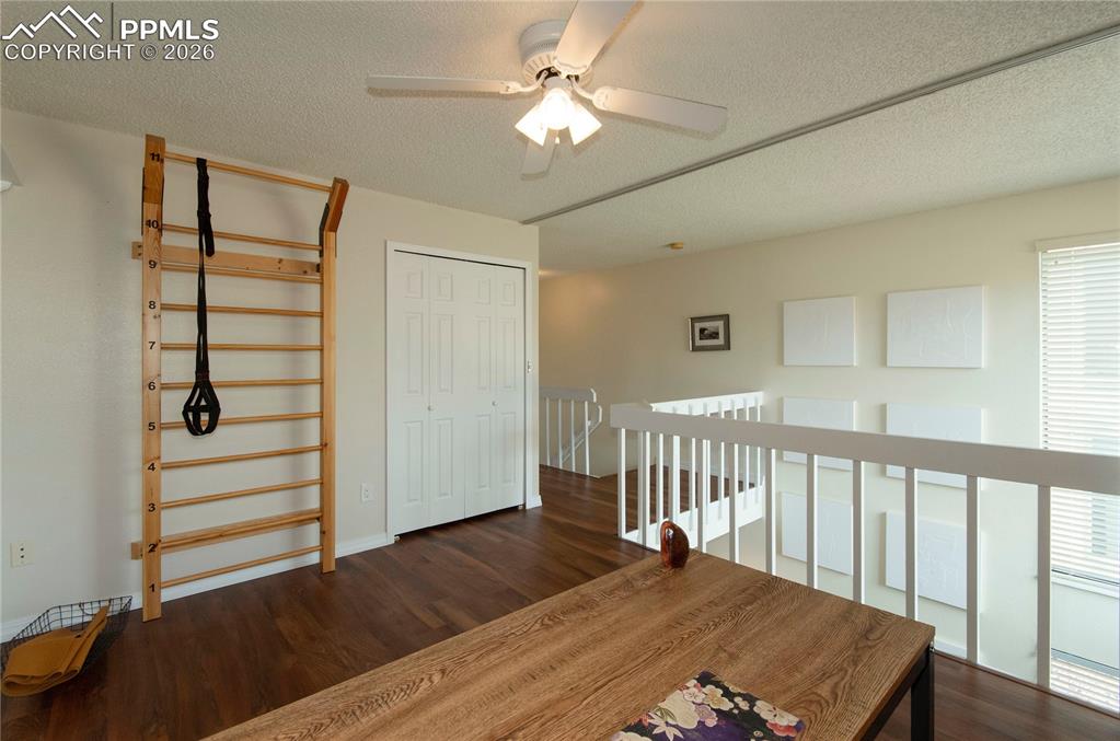 Image 31 of 49: Upper bedroom 2- loft converted to bedroom