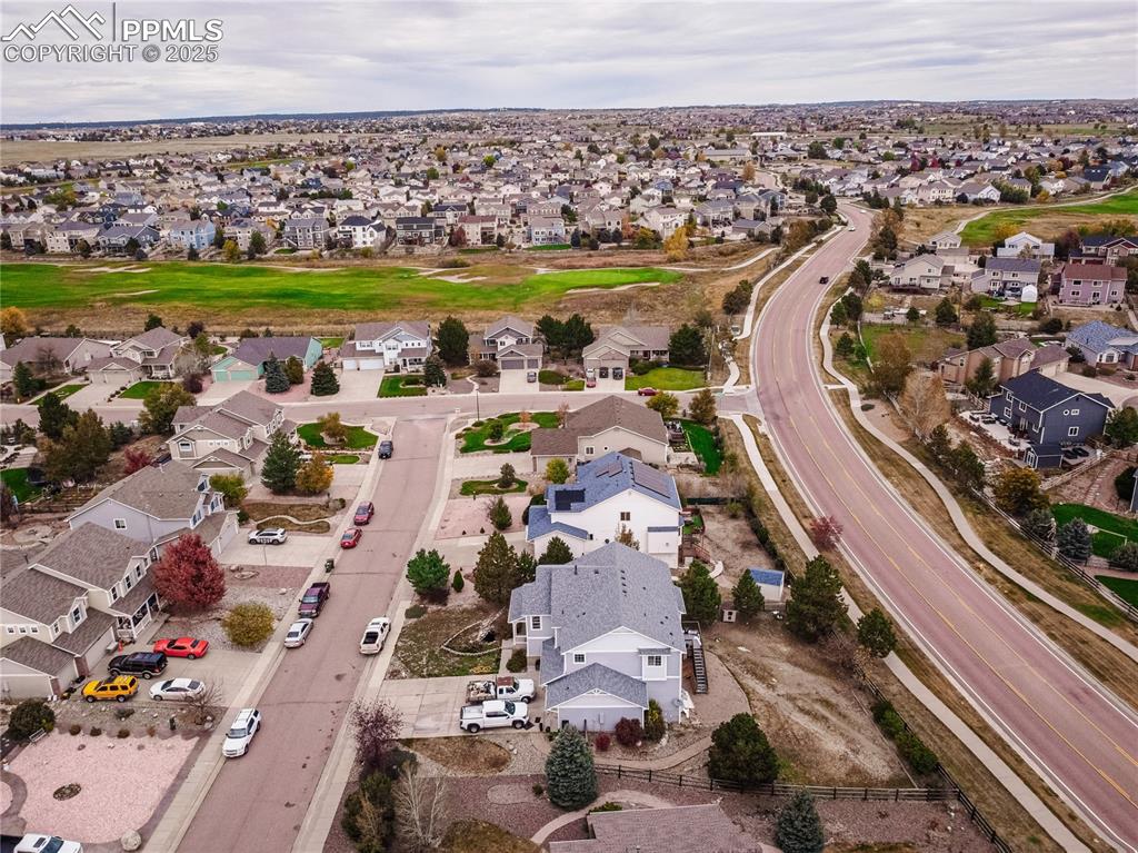 Image 38 of 47: Aerial view of property