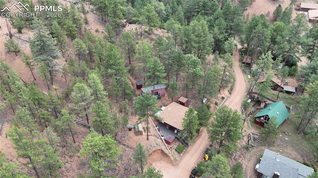Image 26 of 46: Aerial overview of property
