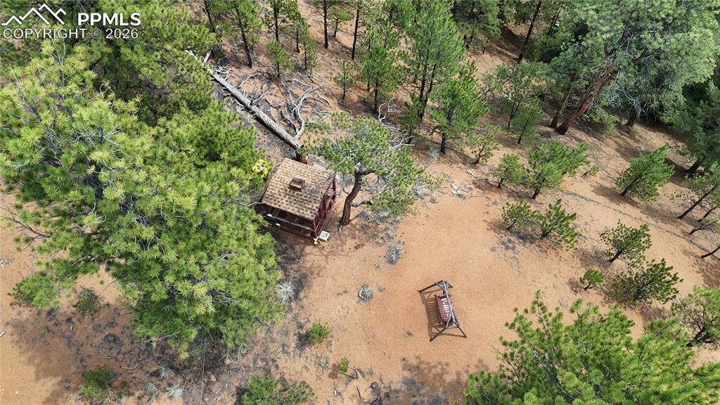 Image 27 of 46: Aerial overview of property