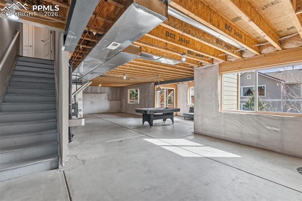 Image 27 of 32: Unlimited potential in walkout basement