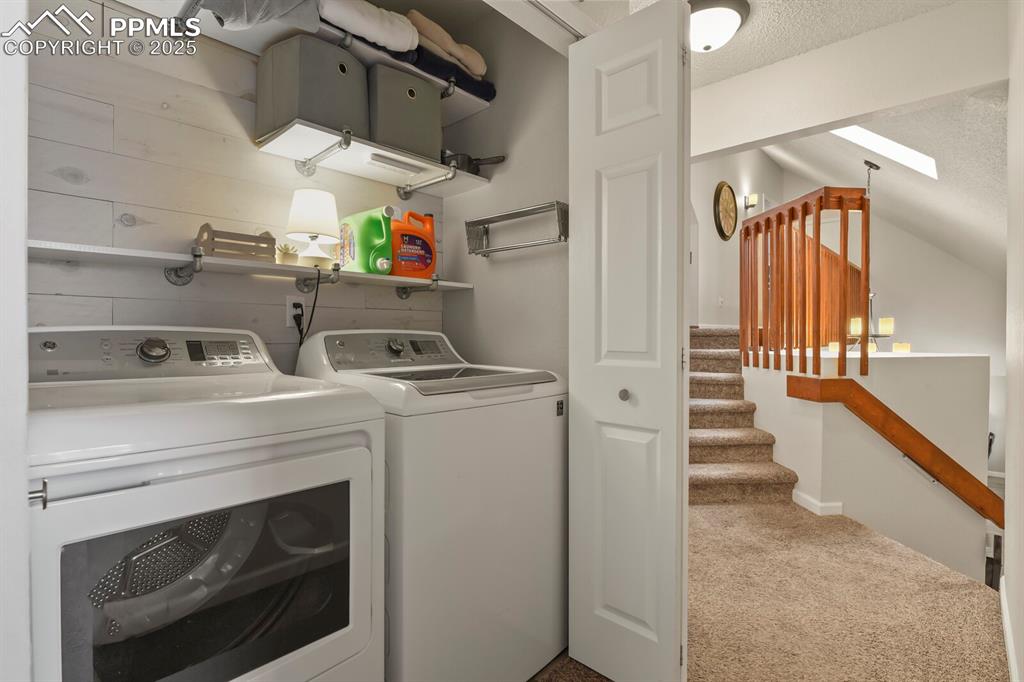 Image 38 of 50: Convenient Upstairs Laundry space