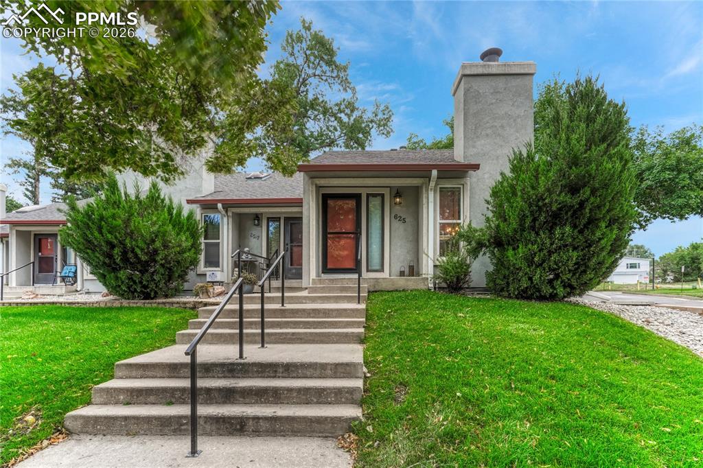 Caption: Front of Structure