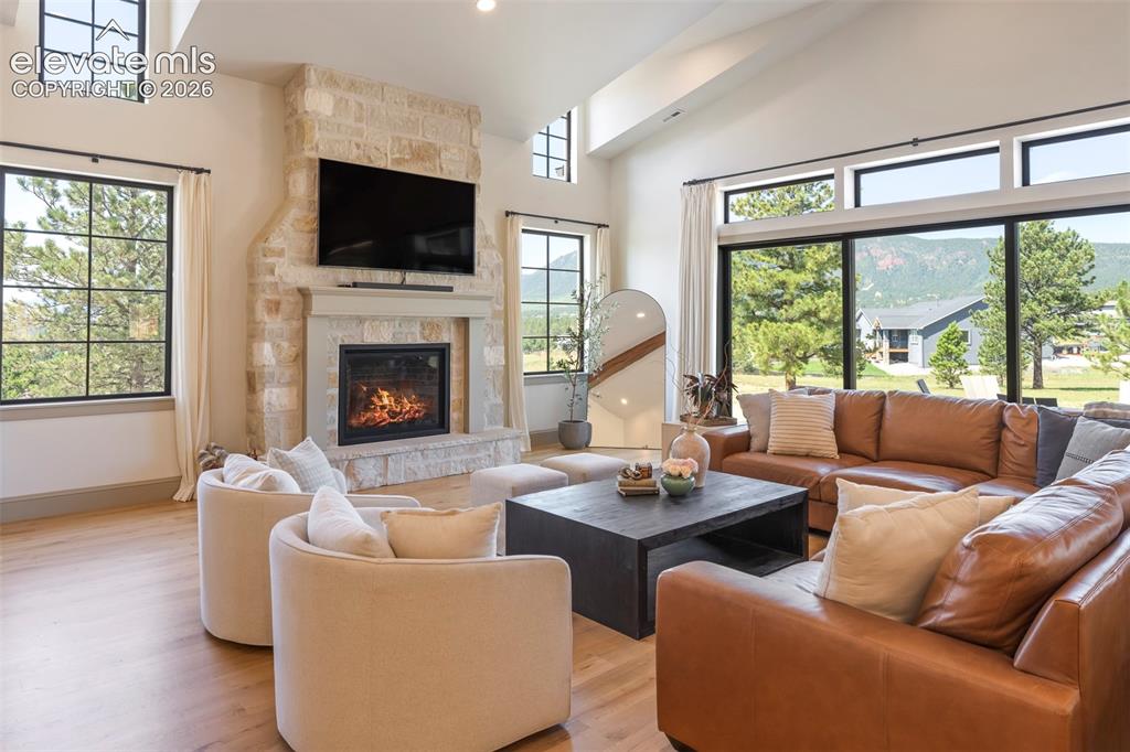 Image 15 of 49: Rich architectural detailing and refined proportions create a space that is