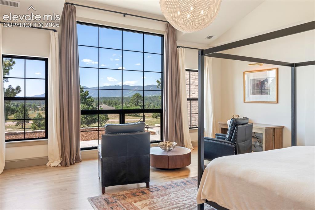 Image 20 of 49: Thoughtfully positioned to capture breathtaking views of Pikes Peak and the