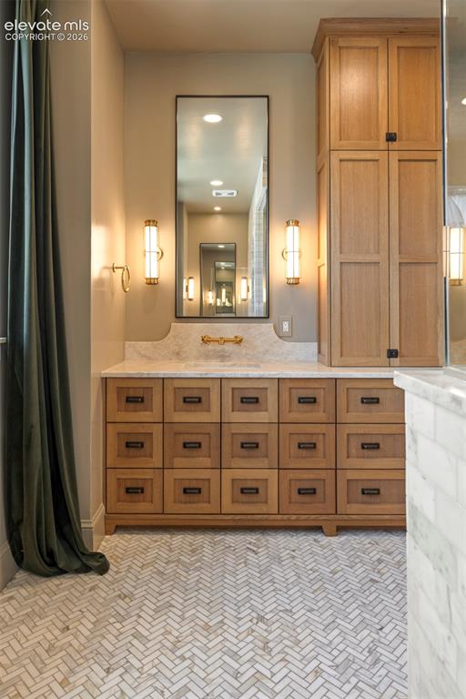Image 23 of 49: One of a kind luxurious bathroom throughout.