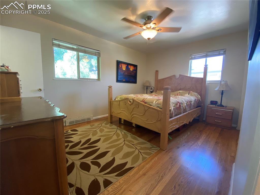 Image 18 of 35: The master bedroom has double closets