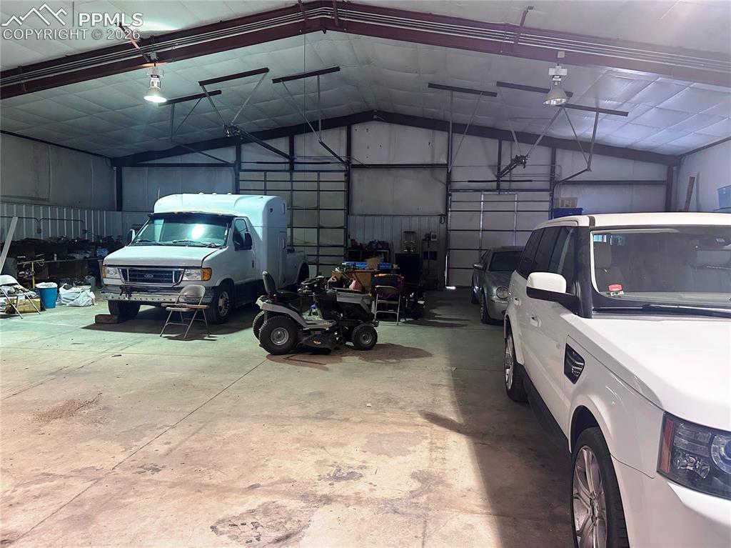 Image 47 of 48: Interior of garage/workshop.