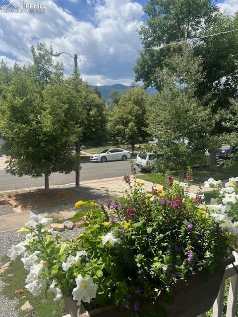 Image 4 of 47: View of the mountains from the front porch