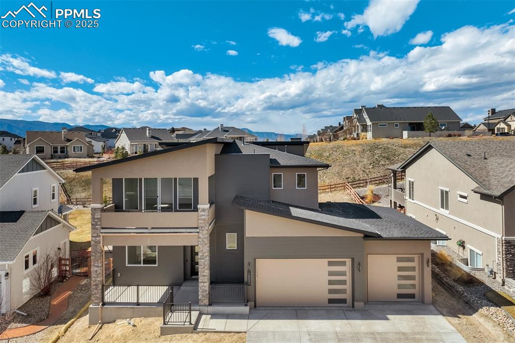 Caption: Front of Structure