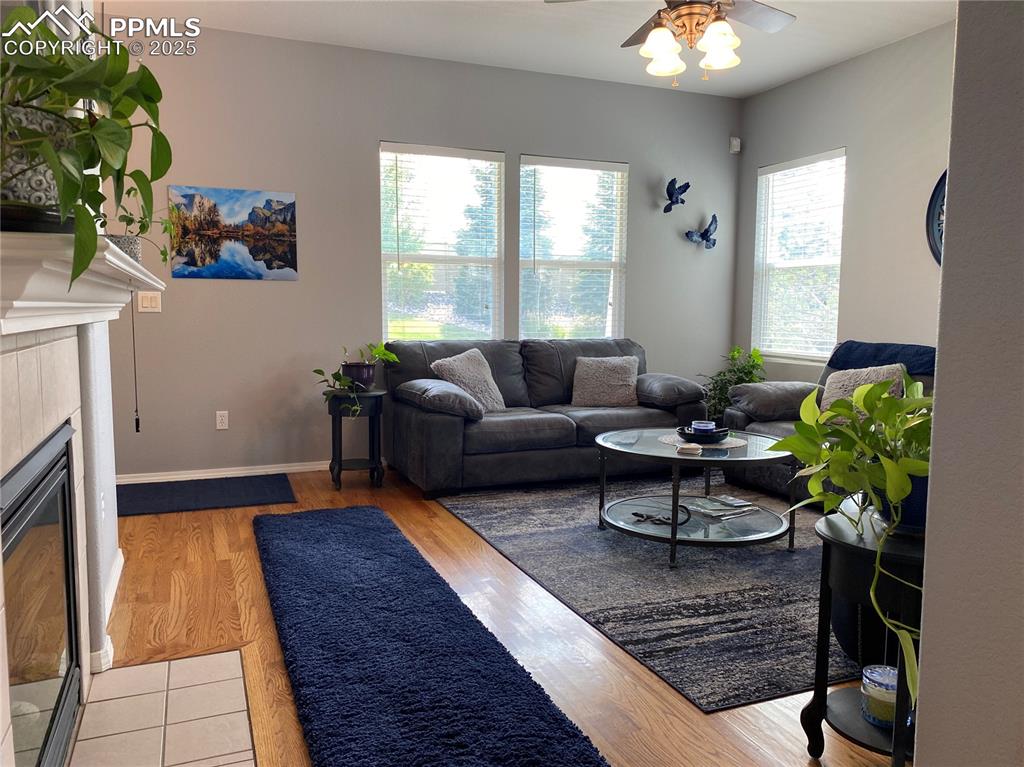 Image 16 of 41: This living area is designed for entertaining and everyday comfort