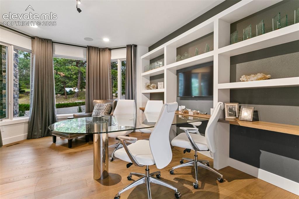 Image 18 of 49: Office/Library/Music Room conveniently located on the main level