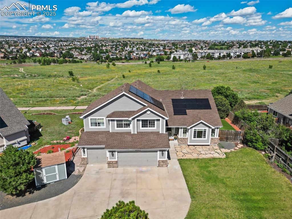Caption: Aerial View
