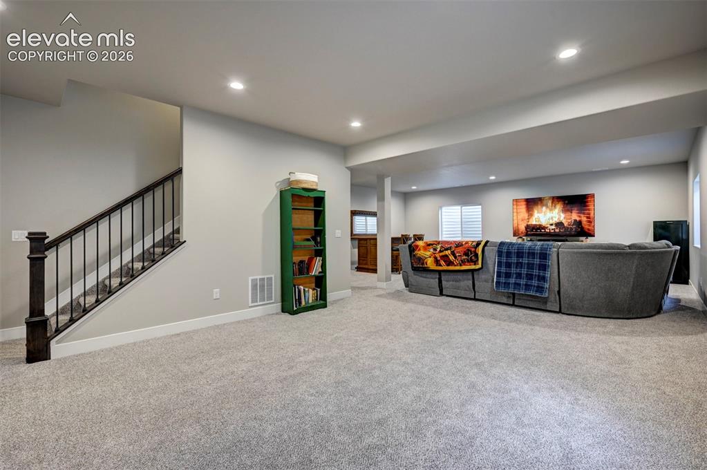 Image 30 of 47: Fully Finished Basement