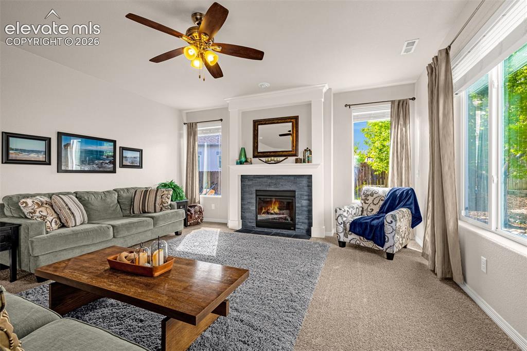 Image 13 of 42: Main level living room