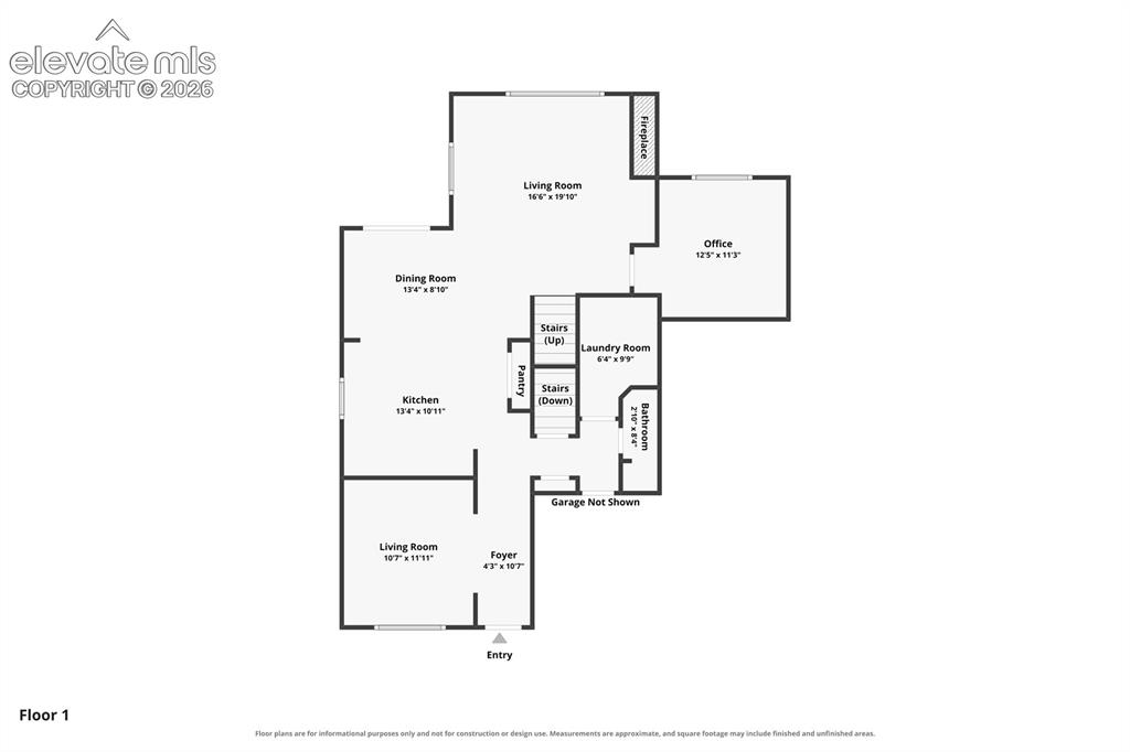 Image 45 of 47: Main Level Floorplan