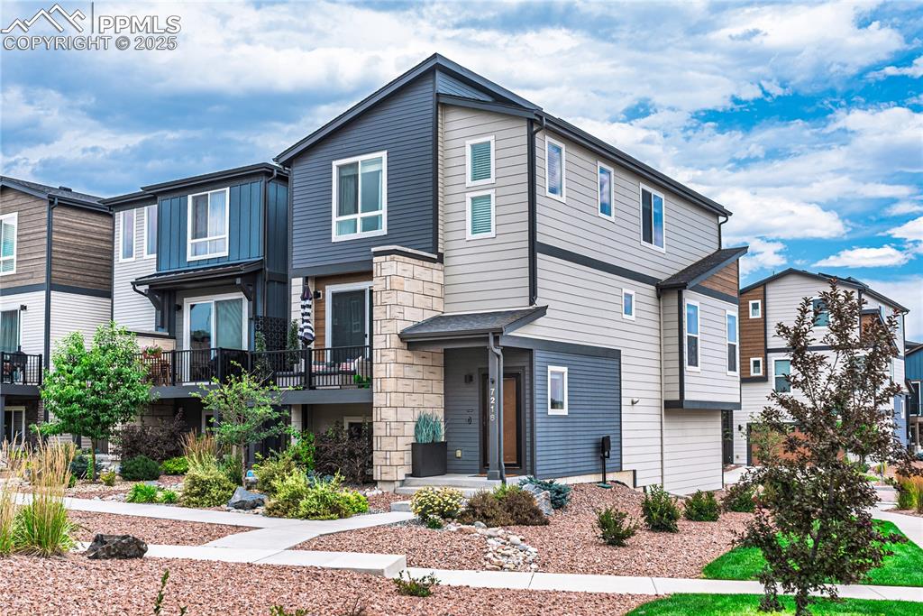 Caption: Front of Structure