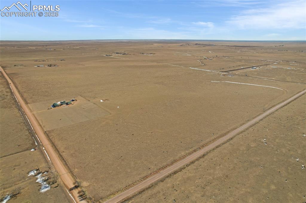 Caption: Overview of rural landscape featuring a desert landscape