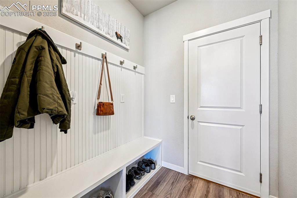 Image 24 of 50: Mud room accessible from garage 